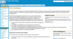 Desktop Screenshot of l2lacademy.org