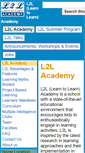Mobile Screenshot of l2lacademy.org