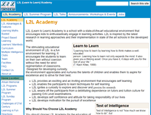 Tablet Screenshot of l2lacademy.org